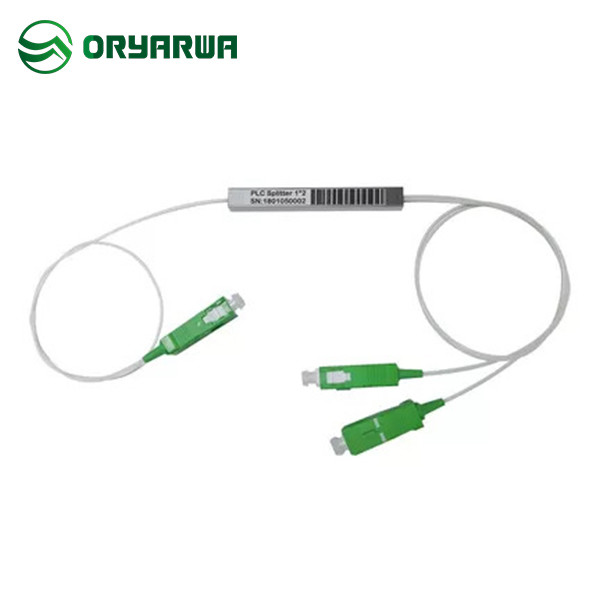 1x2 Splitter PLC кабеля волокна Hydrel оптического волокна SC APC трубка мини стальная