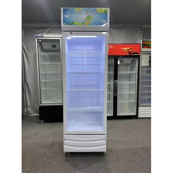 Glass Front Beverage Fridge 3 Doors Merchandiser Refrigerator