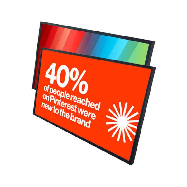 24 Inch Full HD Indoor Wall Mount LED Display Screen 400cd/M2