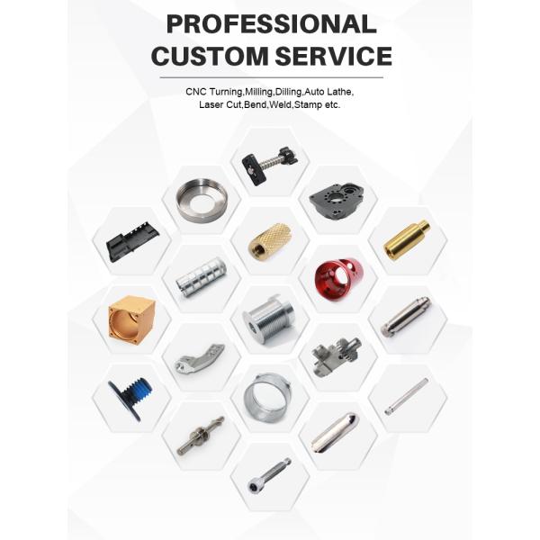 Специализированные нержавеющая сталь слоты плечевой винтовой болты для деталей высокоточного CNC вала