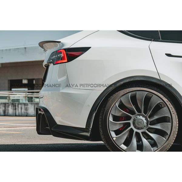 Add on Installation MiW Design Carbon Fiber Body Kits Tesla Model Y Excellent Fitment Front Lip Side Skirts Rear Exterior