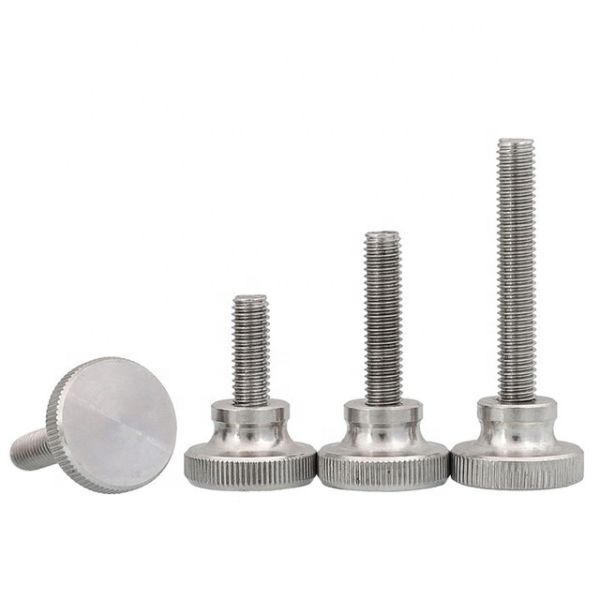 Metric Measurement System Stainless Steel High GB834 Head Knurled Knob Screw Thumb Hand Screw for Heavy Duty Applications