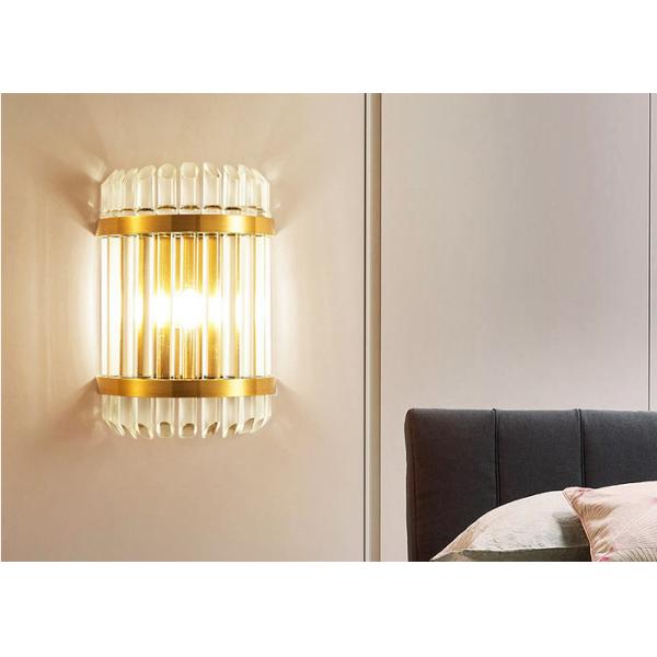 diamètre 210mm Hright 300mm/500mm Crystal Wall Lamp de décoration de la barre