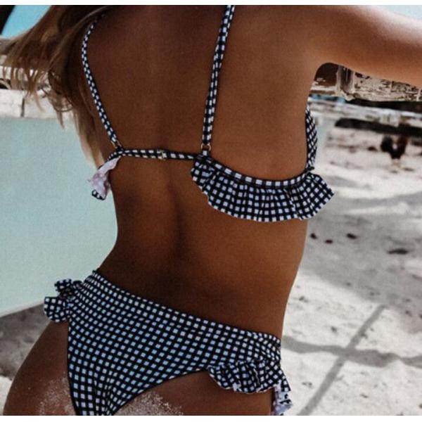 Caliente De Las Mujeres Conjunto De Bikini Sexy Negro