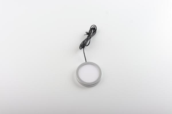 A1122 Round Surface mounted Spotlight, (PC+ABS)+PS, Φ60mm(diameter)×10mm(thickness), Ra>90, DC12V, 1.5W, SMD2835/24PCS