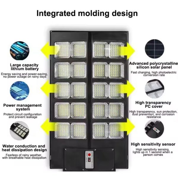 Factory Direct Wholesale 4-10 Meters Solar Street Light Waterproof Super Bright for Rural Yard Outdoor Lighting Municipal Construction Projects