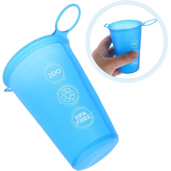 Wholesale Foldable Running Water Cup | Food Grade Silicone Portable Sports Cup