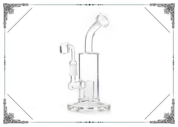 Dab Oil Rig Bubbler Mini Smoking Water Pipes Pressing Crystal Thick Base With Quartz Banger