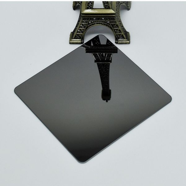 Black Titanium Mirror Stainless Steel Sheet Corrosion Proof For Kitchen Backsplashes