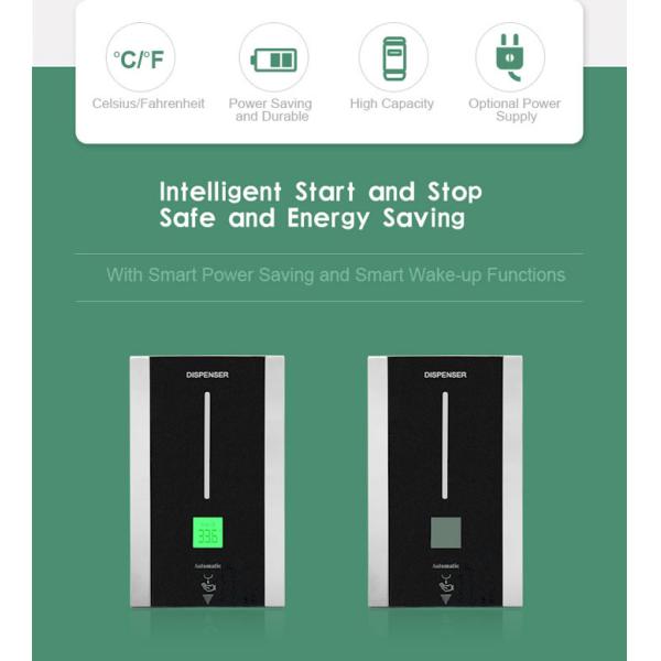 Distribuidor do sabão da mão do quiosque 1L do varredor do sensor de temperatura