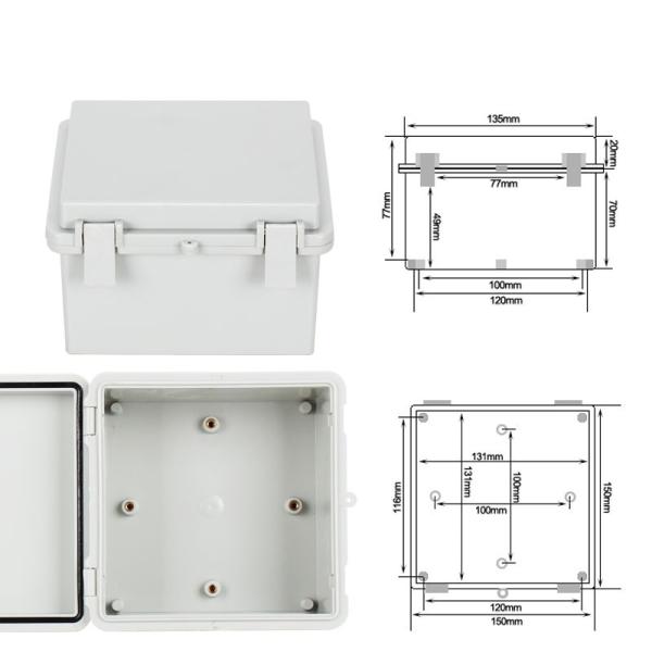 приложение проекта распределительной коробки IP65 ABS 150x150x90mm пластиковое пылезащитное водоустойчивое всеобщее электрическое с замком