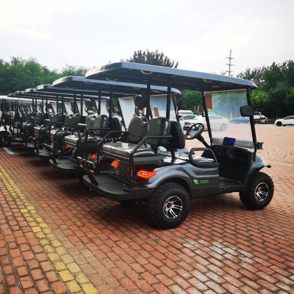 72V 4KW AC System Lead Batteries New Style 6 Seater Golf Cart With CE Certificates