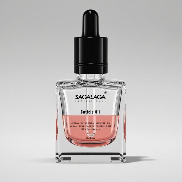 Roller Private Label Fruit Nail Cuticle Revitalizer Oil in 15ml Clear Bottle With Dropper Custom Logo for Bulk Purchase