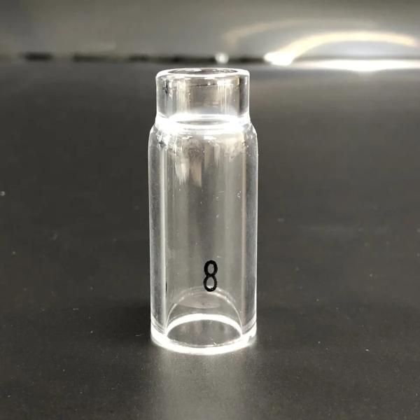 UPPERWELD 10NQ46-8 Boquilla de vidrio transparente Tig Diámetro de la antorcha de soldadura de 12,5 mm Tig Accesorios