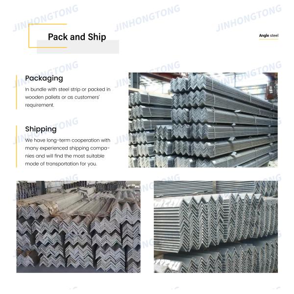 Angle Steel Astm A36 A53 Q235 Q345 Carbon Equal Angle Steel Galvanized Iron L Shape Mild Steel Angle Bar