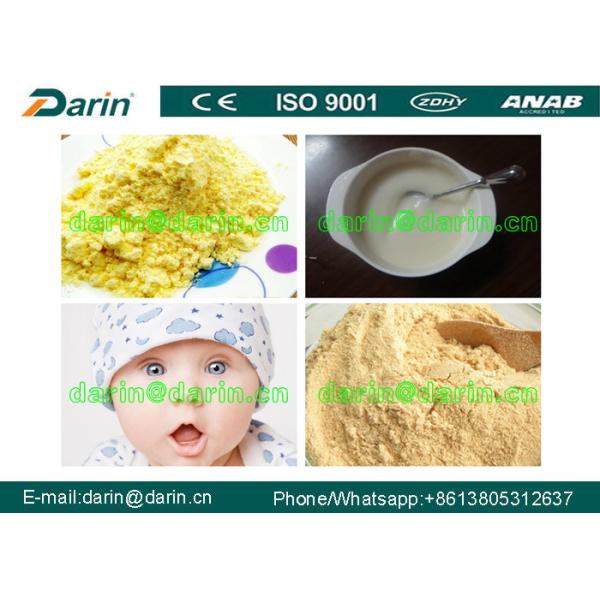 Pó gêmeo do arroz do leite do bebê da extrusora de parafuso que faz a máquina com ISO do CE habilitado