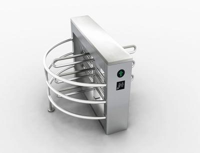 30W SS304 Acrylic Half Height Turnstile Gate 24V Waist Height Turnstiles