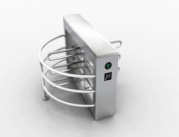 30W SS304 Acrylic Half Height Turnstile Gate 24V Waist Height Turnstiles