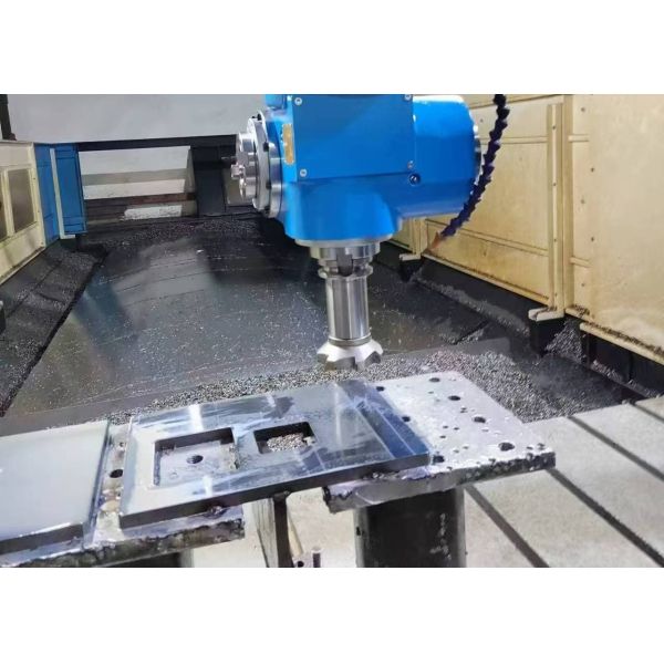 Robust CNC Plate Drilling Machine 6000x6000mm Workpiece Size And 22 Kw Servo Spindle Motor