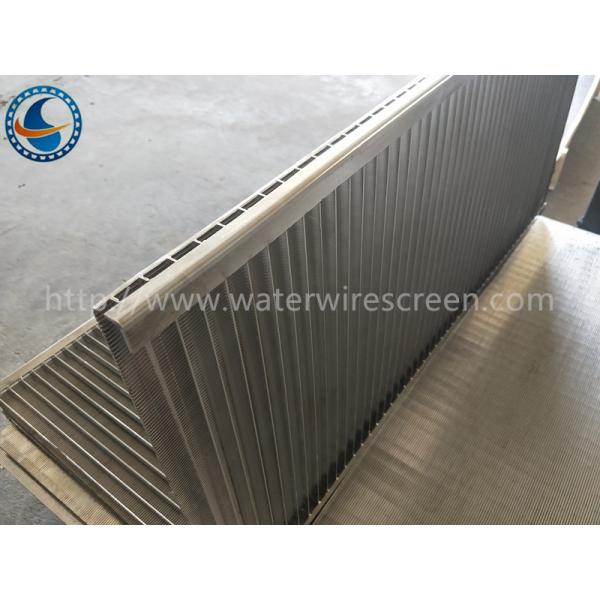 L500mm Stainless Steel Wedge Wire Screen Panels For Coal Washing Equipment