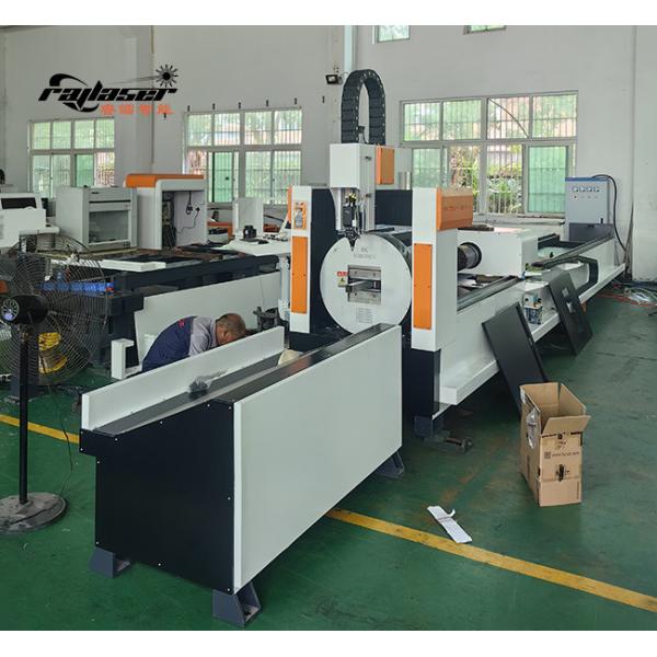 High Precision 6.5-8.5 Meters 10-300mm 2-3kW Fiber Laser Tube Cutting Machine with Dual-Chuck System