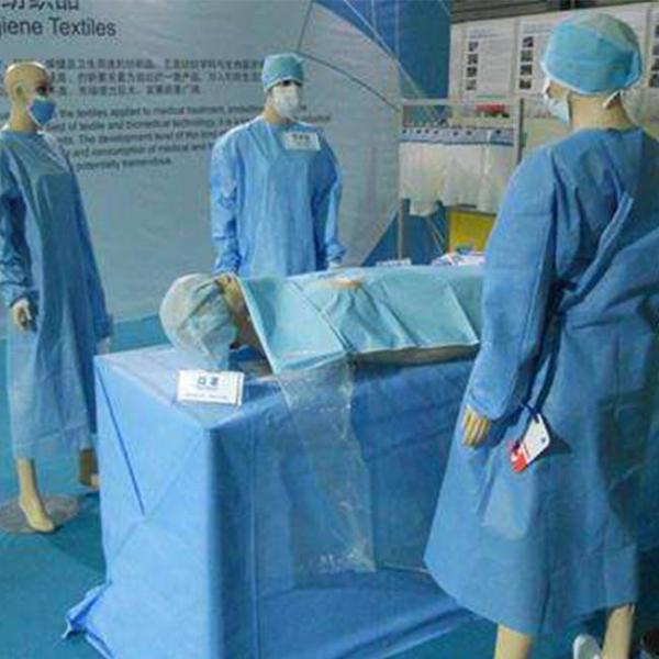 Waterproof Medical Protective Clothing Latex And Fiberglass Free