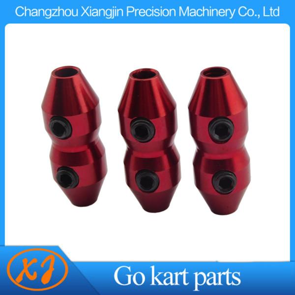 Adjustable Aluminium Anodised Go Kart Throttle Cable Clamp for Brake & Throttle OEM go kart spare parts