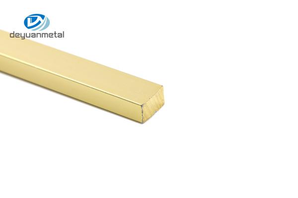 5mm Aluminium Flat Bar Alu 6063 160Mpa Tensile Strength Electrophoresis