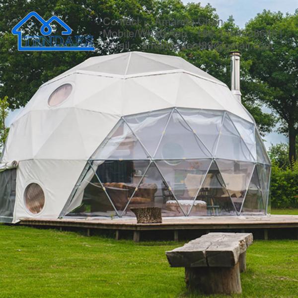 Outdoor Geodesic Dome Lowest Trade Show Tent Pvc Luxury Dome Tent Outdoor Commercial Structure