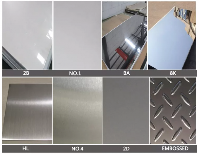 ASTM A240 Reflective Steel 904l Sheet Mirror Cold Rolled Decoiling Punching