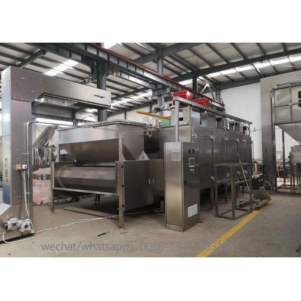 Stainless Steel 300kg/H 32kw Almond Roasting Machine