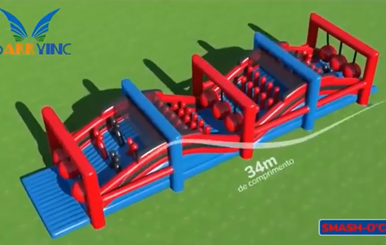 Wholesale Price Hot 5-kilometers Barrier/land 5k Games Inflatable Obstacle Course/new Design China Factory Inflatable Obstacle