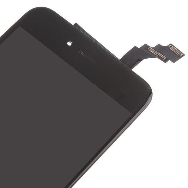 For Apple iPhone 6 Plus LCD Screen and Digitizer Assembly with Ear Speaker Mesh Cover - Black - Grade A+