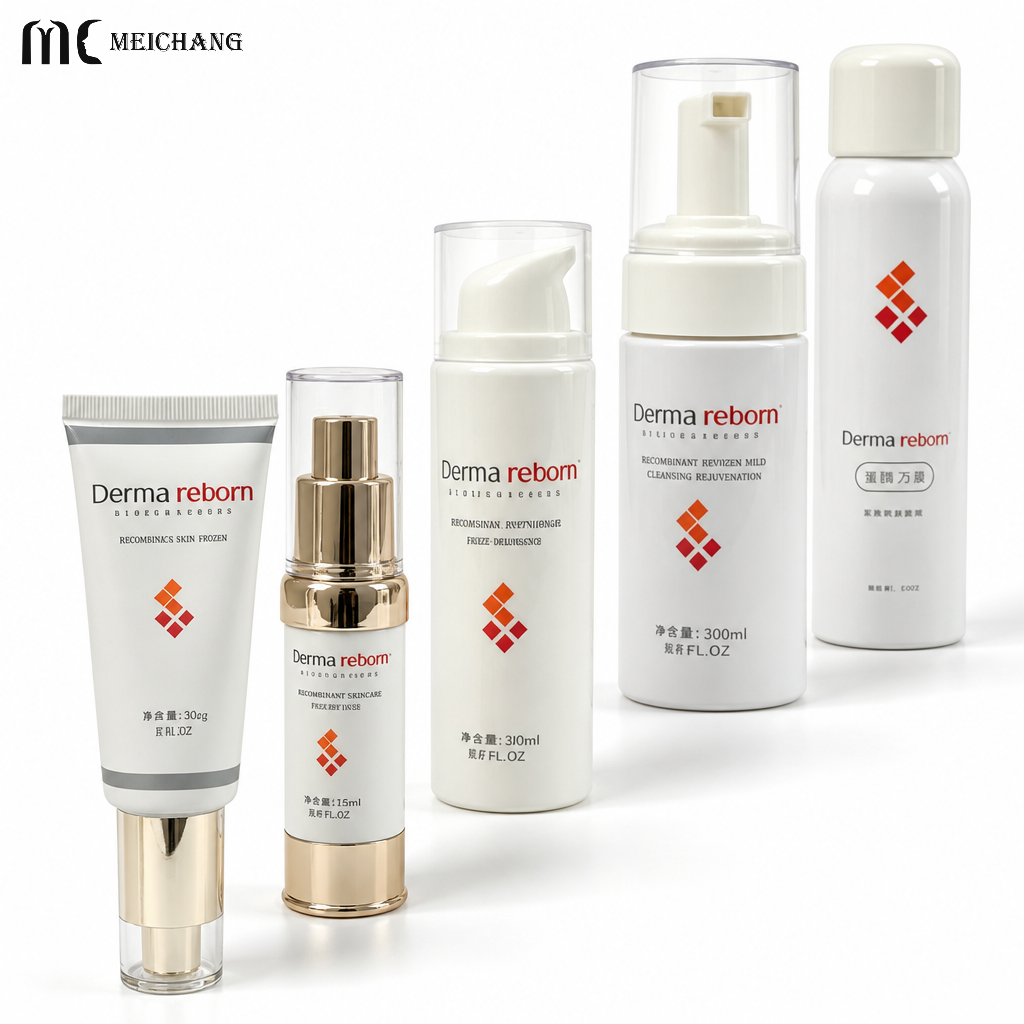 15ml 30ml 50ml 100ml Custom Skincare Packaging Set | Factory Direct Plastic Cosmetic Bottles & Containers(MC-334)