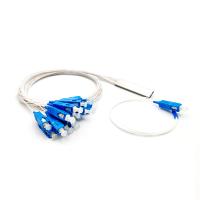 Sc de aço Singlemode/Upc do divisor 1x2 1x4 1x8 1x16 do tubo do PLC G.657A1