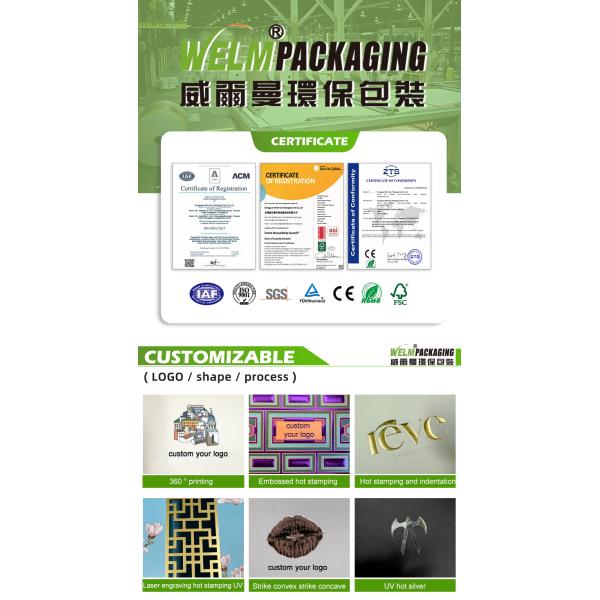 Boîtes cadeaux pour les fêtes en carton rigide pliable Boîtes de bijoux en petit carton pour le maquillage cosmétique