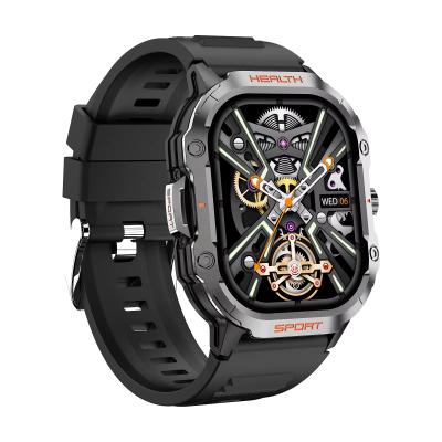 2.1 pouce Amoled Smart Watch HK24 Hommes Sports AI Assistant vocal Surveillance de la santé pour les hommes