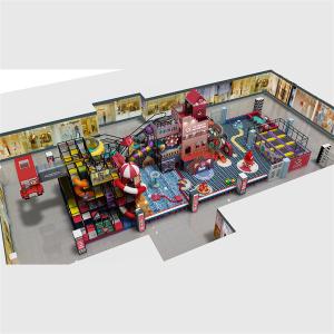 Équipement de terrain de jeu intérieur pour enfants de 2 à 12 ans avec des