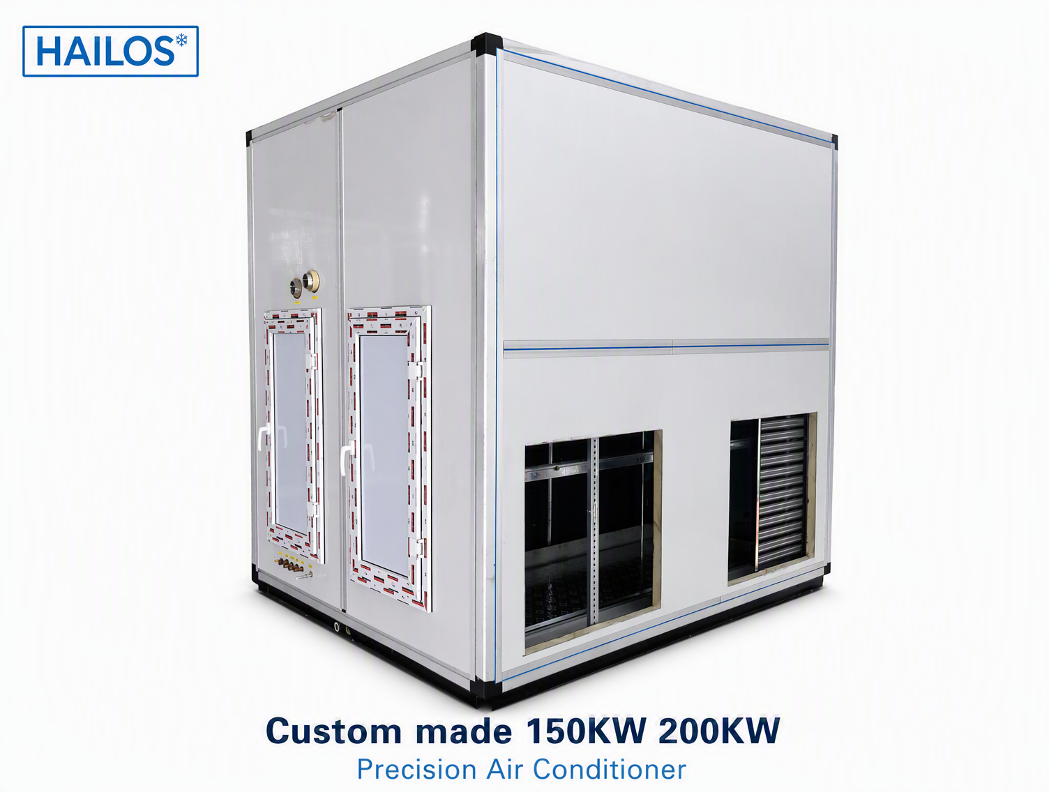 Custom Made S150 S200 Industrial Precision Cooling System 150kW 200kW R410A Scroll Compressor Top Discharge Precision AC Unit