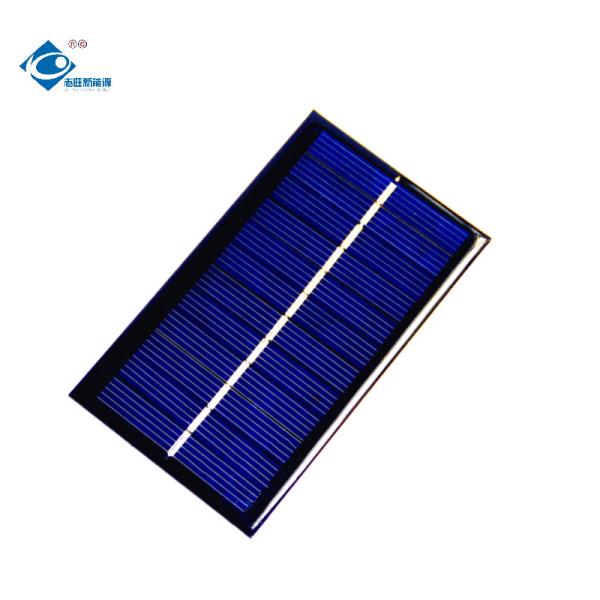 1.1W Easy Carrying Portable Solar Panels ZW-11065-6V Epoxy Resin Solar Panel 0.18A Solar Panels Charger