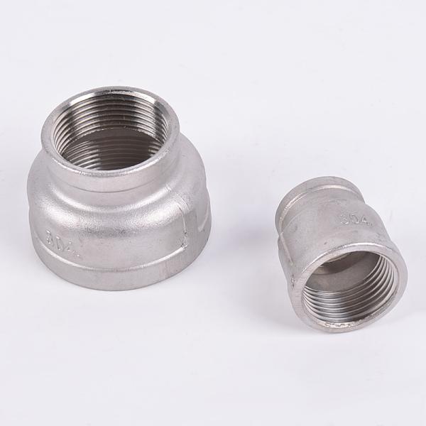 Stainless Steel Reducer Hex Bushing 1-8 Male NPT to 3/4 Female NPT Cast Pipe Adapter Fitting