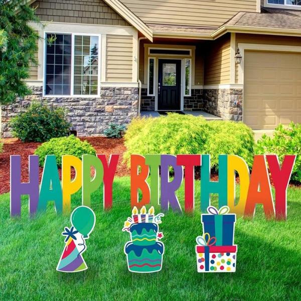Celebrate Uniquely and Memorable with Personalized PP Yard Card Yard Signs for Every Occasion