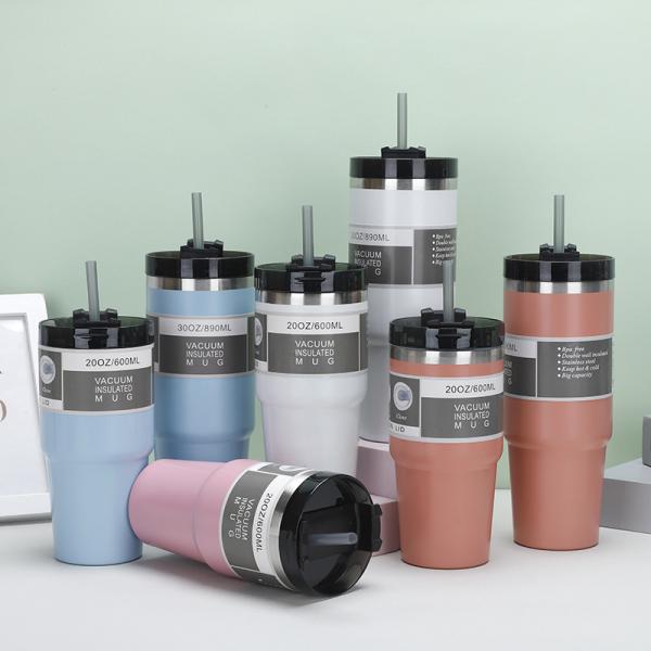 Portable Car Coffee Mug Vacuum Flask Outdoor Car Mug Double Kid Adults Stainless Steel Bottle