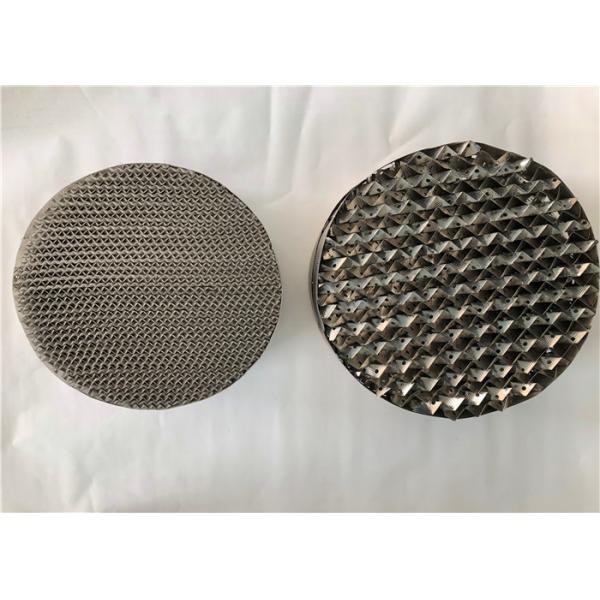 Нержавеющая сталь 250 м2/м3 Металлическая структурированная упаковка