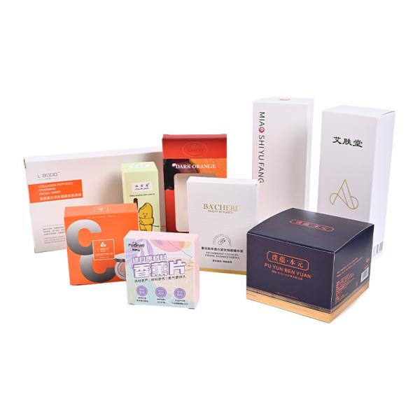 Essence Cosmetic Packaging Box Hot Stamping Embossed Lipstick Container Box