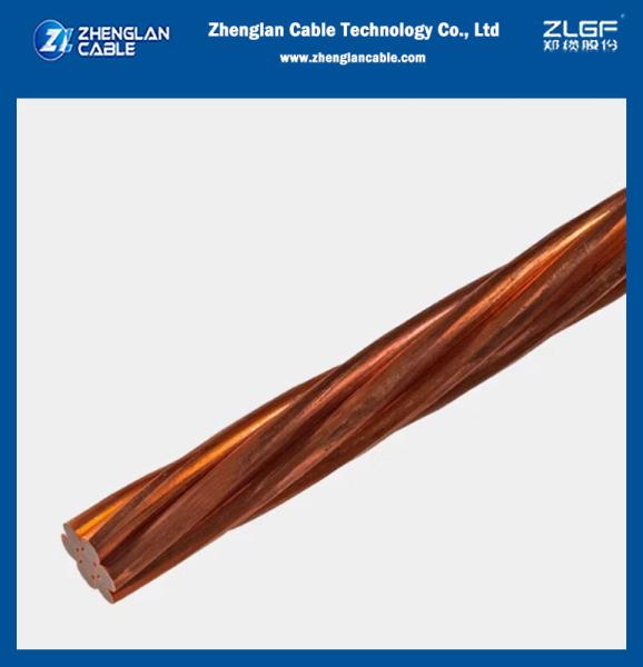 CCS Copper Clad Steel Wire 30% Conductivity Stranded Cable ASTM B228 Bare Grounding Wire Electric Conductor Copper Clad Steel Rod