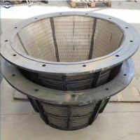 Rondeur élevée et coaxialité de l'écran en fil de fer à quille de la grille de panier pour la séparation des fibres de pomme de terre