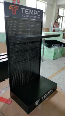 Sturdy Pegboard Display Stand Gondola Retail Shelving Wall Display Rust Resistance