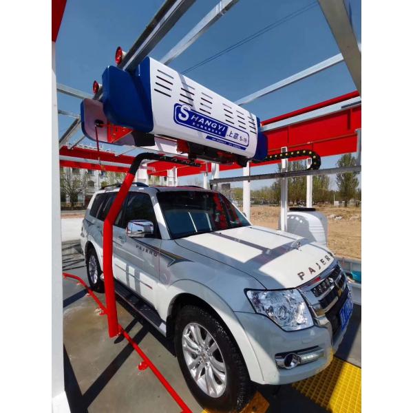 Auto 7000mm Touchless Car Wash Machine With 18.5kw Water Pump