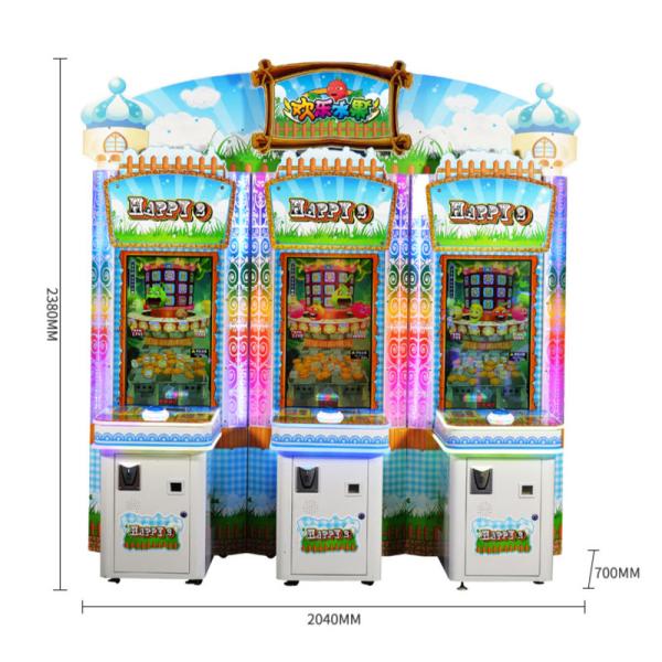 Exciting Indoor Happy Fruits Redemption Game Machine Coin Operated For Kids Low Consumption